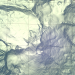 Terrain map of Mount Baker rendered by Stamen Designs using OpenStreetMap data.